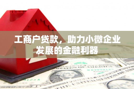 科尔沁左翼后旗工商户贷款，助力小微企业发展的金融利器
