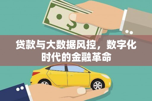 涵江贷款与大数据风控，数字化时代的金融革命
