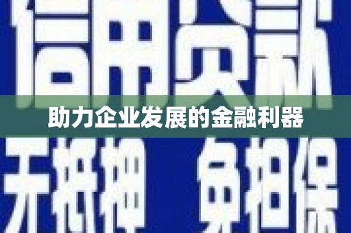 富县助力企业发展的金融利器