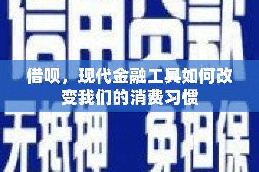 泰来借呗，现代金融工具如何改变我们的消费习惯