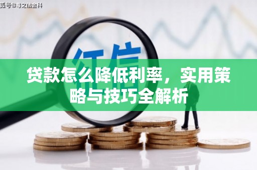 合阳贷款怎么降低利率，实用策略与技巧全解析