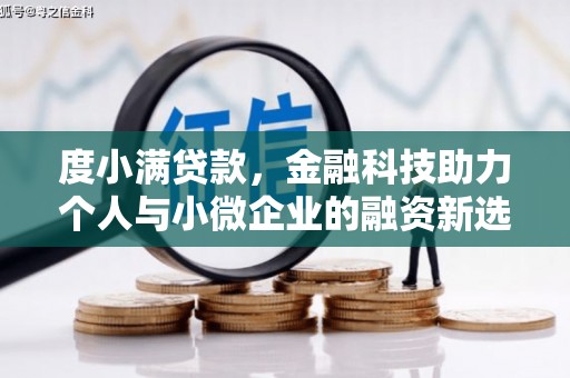 硚口度小满贷款，金融科技助力个人与小微企业的融资新选择