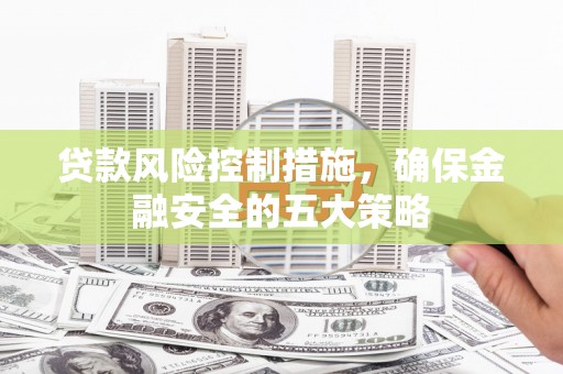 漯河贷款风险控制措施，确保金融安全的五大策略