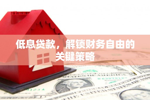 察布查尔锡伯低息贷款，解锁财务自由的关键策略