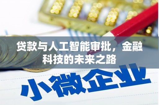关岭贷款与人工智能审批，金融科技的未来之路