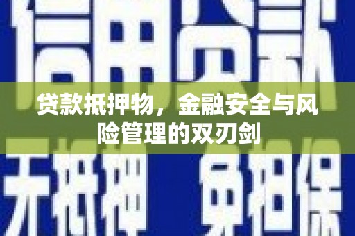 普格贷款抵押物，金融安全与风险管理的双刃剑