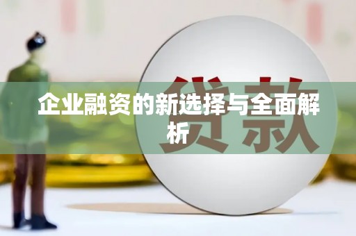 滴道企业融资的新选择与全面解析
